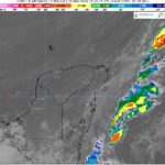 Prevén cielo medio nublado con chubascos para la Península de Yucatán