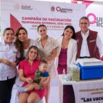 Inaugura Mara Lezama Campaña Nacional de Vacunación Temporada Invernal 2024-2025