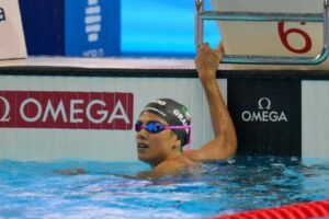 Miranda Grana hace historia en la Copa del Mundo de Natación