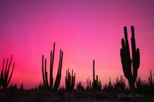 Auroras extraordinarias tras tormenta solar severa