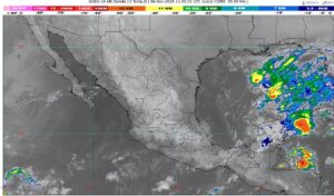 La onda tropical número 40 se desplazará sobre el sureste del país