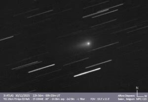 NASA capta imagen inédita del cometa interestelar 3I/ATLAS, el más antiguo jamás observado