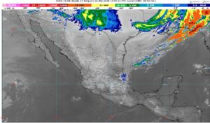 El frente frío número 41 se desplazará sobre el Golfo de México