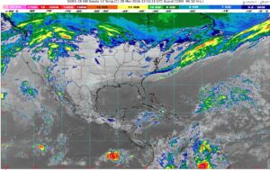 Frente Frío 42 provocará lluvias, vientos y descenso de temperatura en gran parte del país