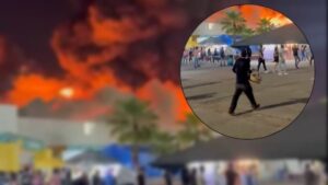 Fallecen 5 personas tras incendio en Nave 1 del Parque Tabasco
