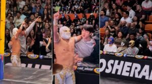 Así fue la reacción de los integrantes de BTS al ver de cerca la lucha libre en la Arena México