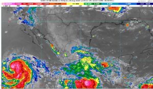 Las ondas tropicales 30 y 31 provocarán lluvias en el occidente, centro, sur, sureste, Valle de México y Península de Yucatán