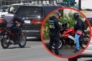 Motos nunca pueden circular entre autos o carriles en la Ciudad de México