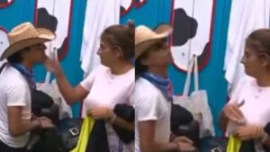 Sancionan a Azalia ‘La nêgrâ’ tras cachetear a Kevyn ‘Bicolor’ en La Granja VIP 2