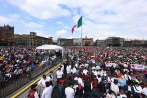 Sheinbaum cierra hoy en el Zócalo gira nacional de rendición de cuentas
