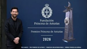 Recibe Messi el premio Princesa de Asturias 2026